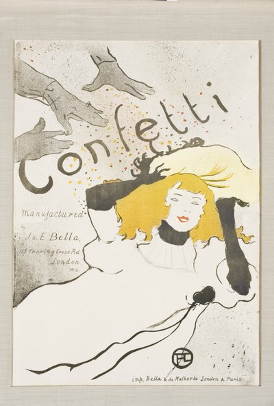 Konfetti, 1894 tekijältä Henri de Toulouse Lautrec